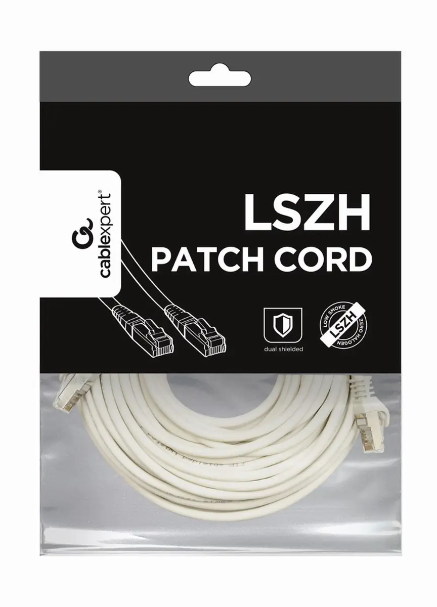Gembird PP6A-LSZHCU-W-10M FTP Kabel Cat6 Rigide - 10m Wit