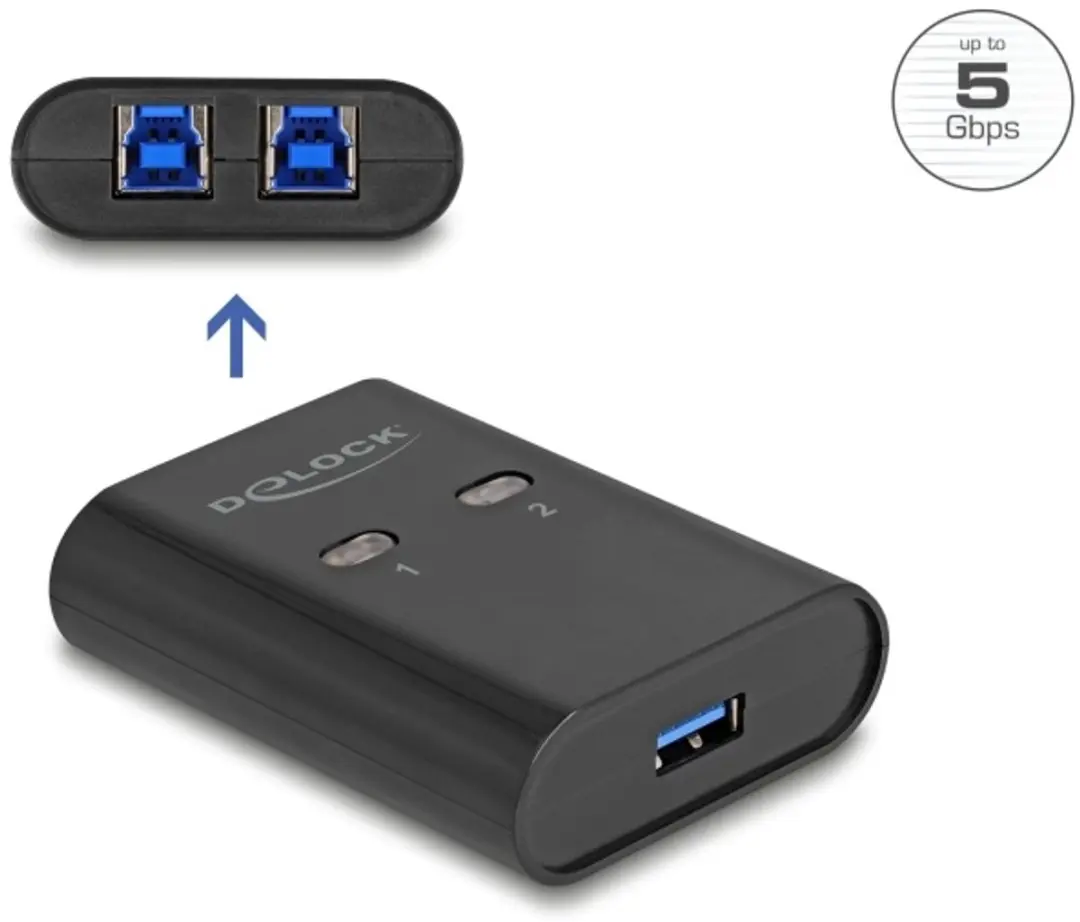 Delock USB 5Gbps Switch 2x1