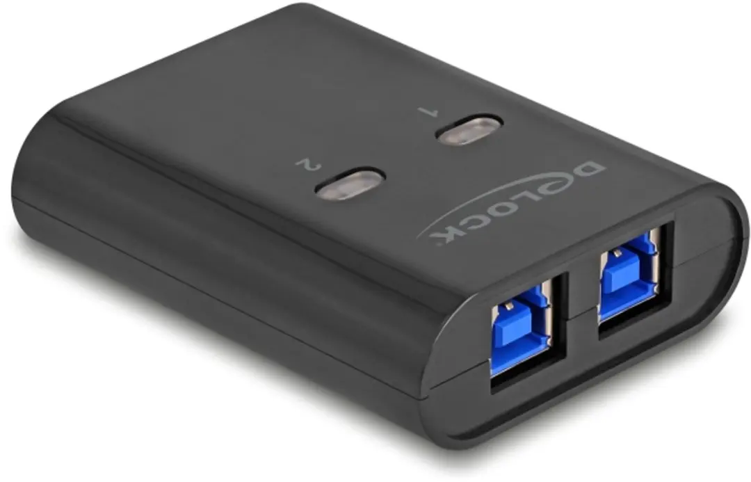 Delock USB 5Gbps Switch 2x1 - Zwart