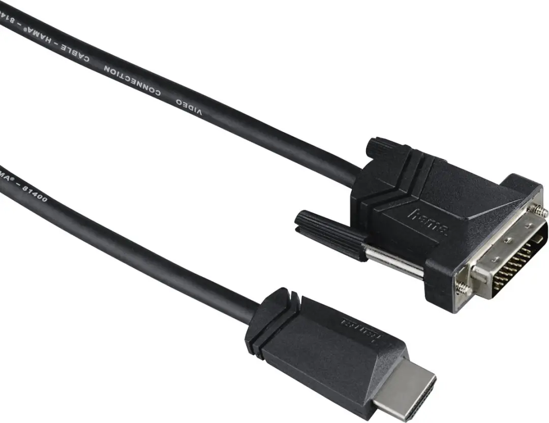 Hama Hdmi-Dvi/D Kabel 1,5M, 1Ster