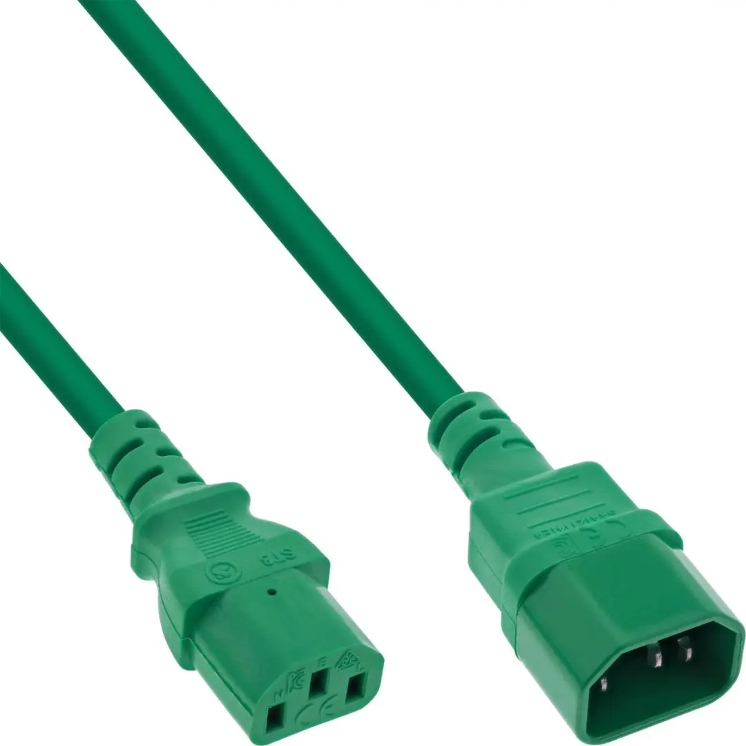 ACT Netsnoer C13-C14 Groen 5m AK5431