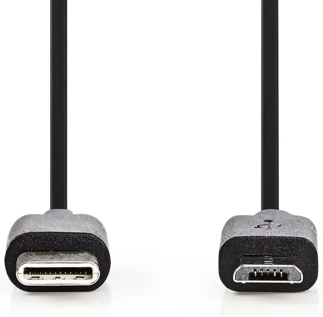 Nedis USB-C naar Micro-USB Kabel 18W 1m