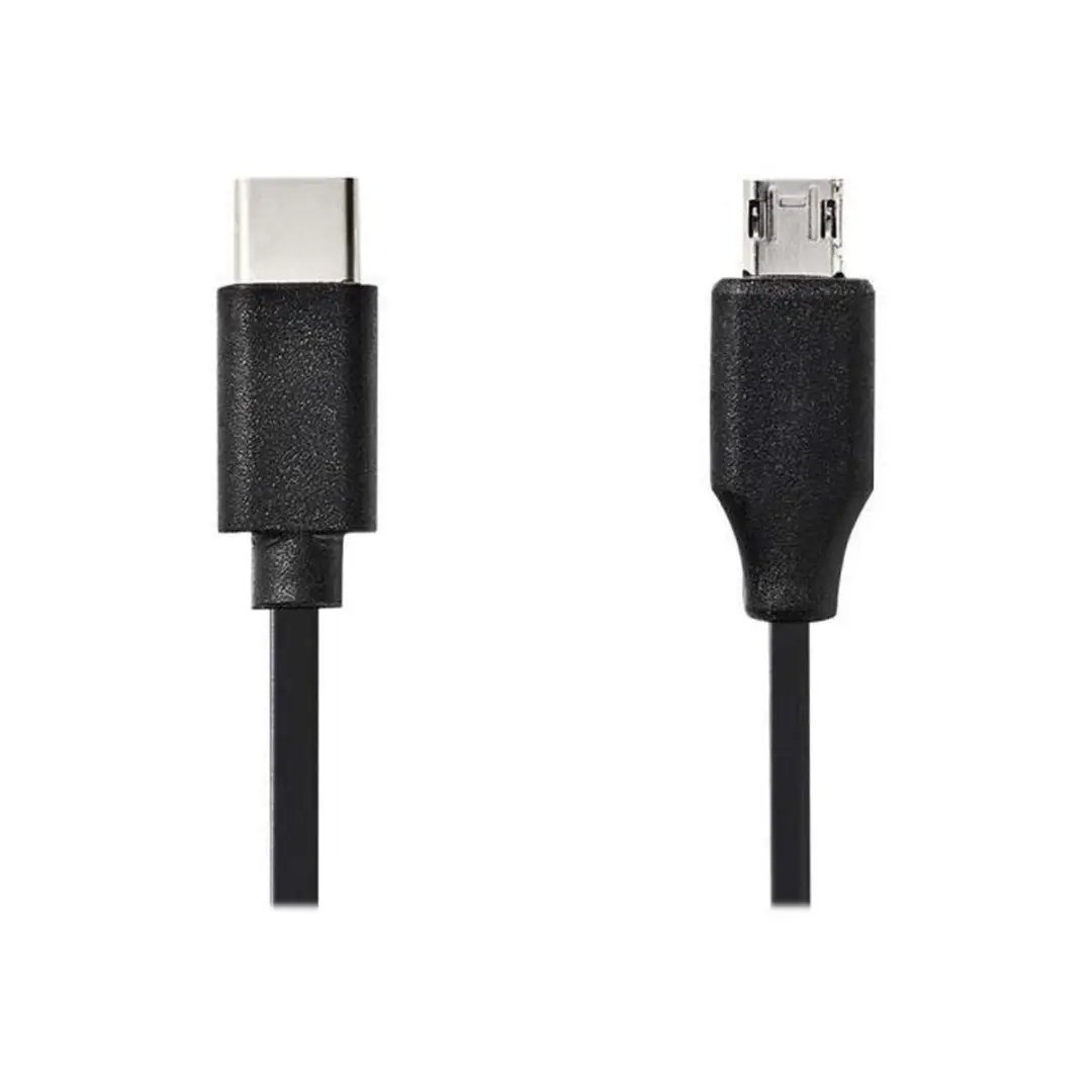 Nedis USB-C naar Micro-USB Kabel 18W 1m - Zwart