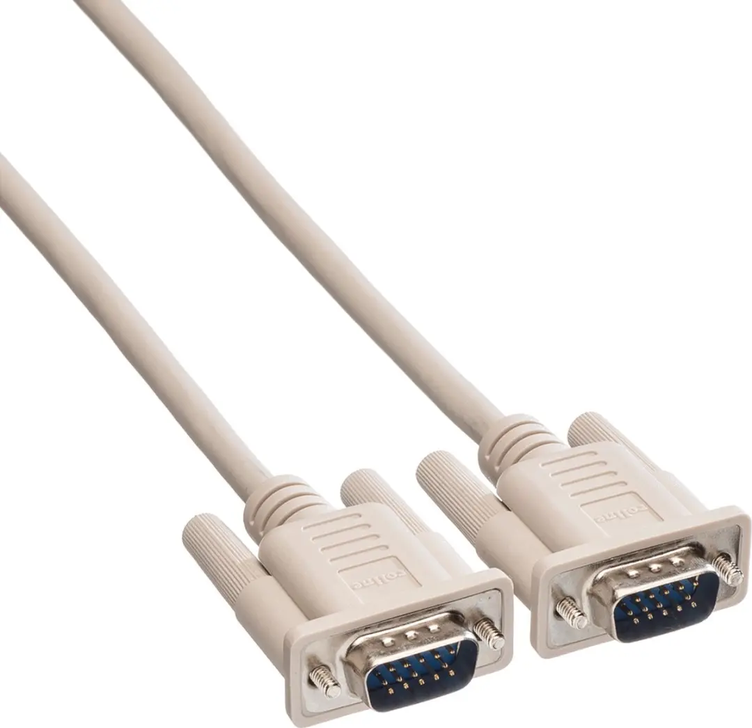 Roline VGA HD15 M/M Kabel 1,8m - Grijs