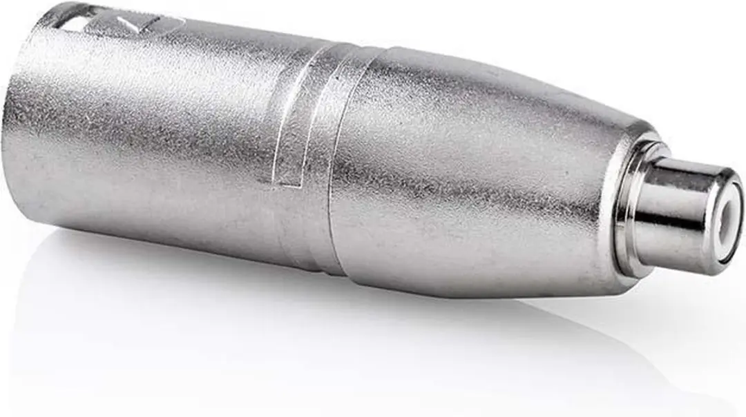 Nedis XLR 3-Pins Male naar RCA Female Adapter - 10 Stuks