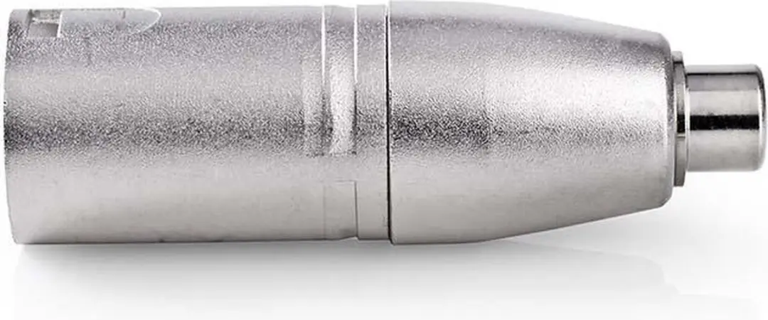 Nedis XLR 3-Pins Male naar RCA Female Adapter