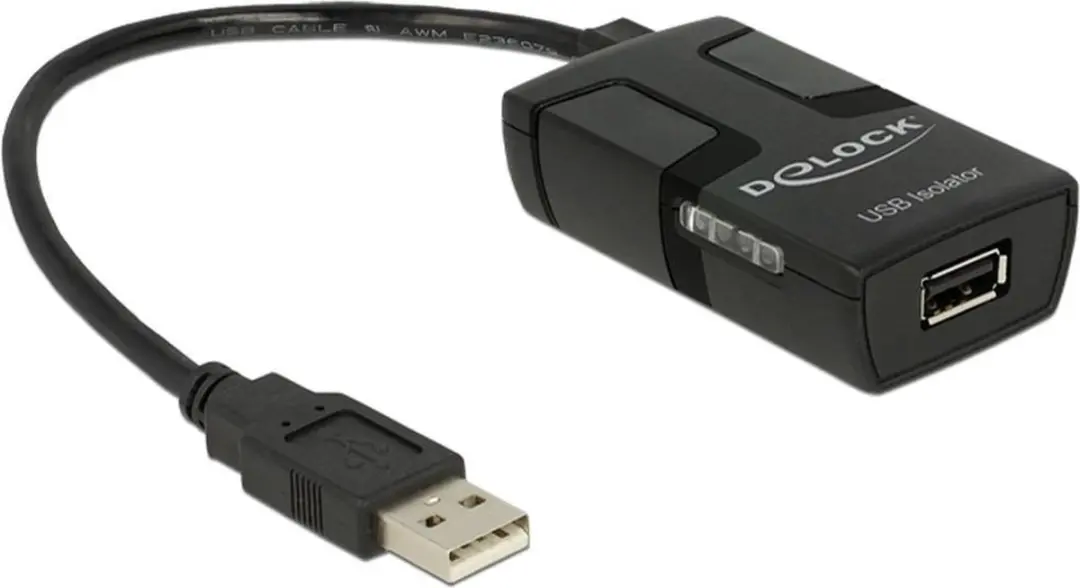 Delock USB Isolator 5 kV - Zwart