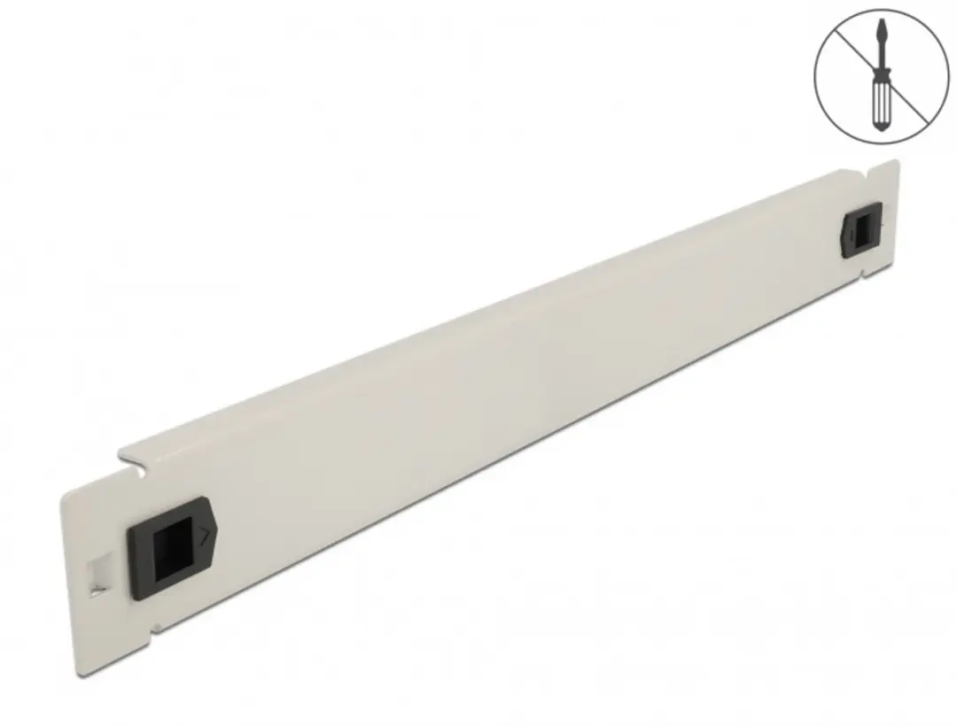 Delock 19 inch Blindpaneel 1U