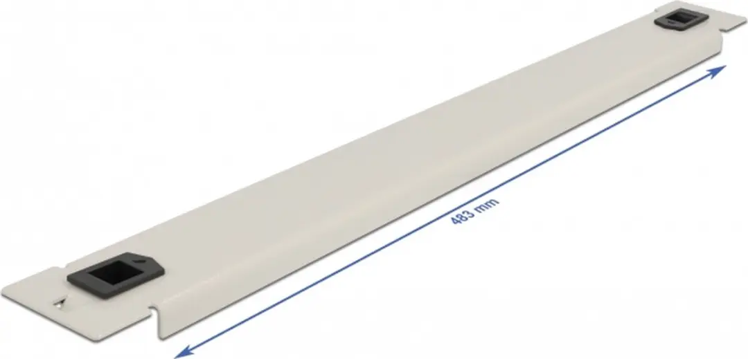 Delock 19 inch Blindpaneel 1U - Grijs