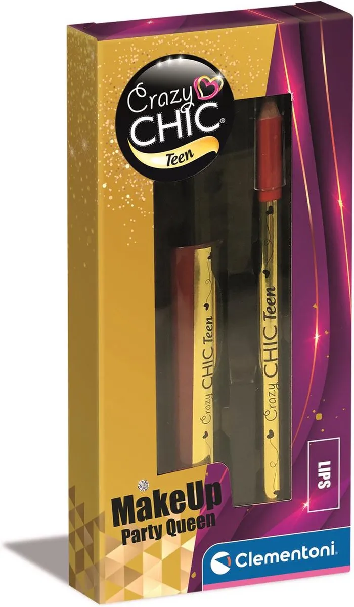 Clementoni Crazy Chic Minikit Lipgloss & Lippotlood Queen
