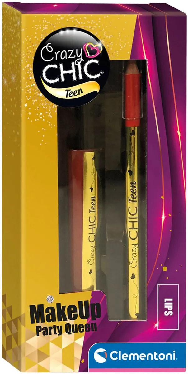 Clementoni Crazy Chic Minikit Lipgloss & Lippotlood Queen