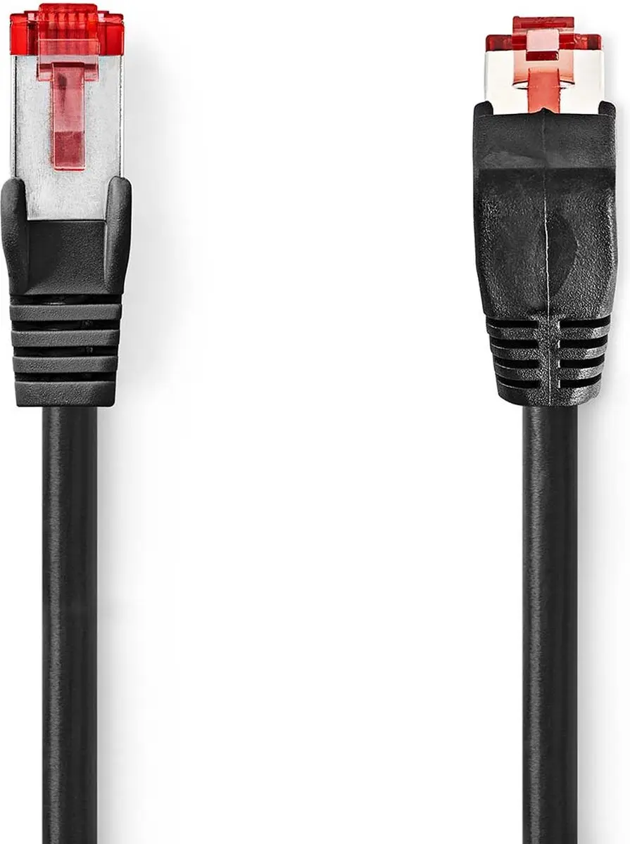 Nedis CAT6 Netwerkkabel 3m - SF/UTP - Zwart