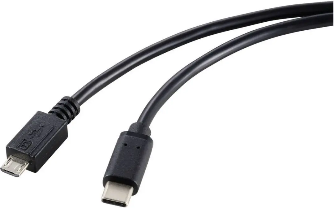 Renkforce USB 2.0 USB-C naar Micro-B Kabel 1.80m