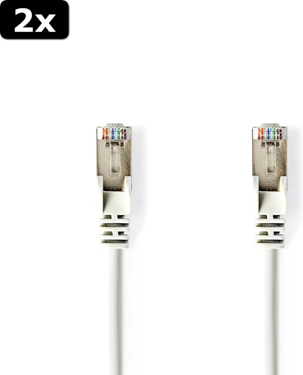 Nedis CCGB85121WT15 Netwerkkabel Cat5e 1,5m Wit