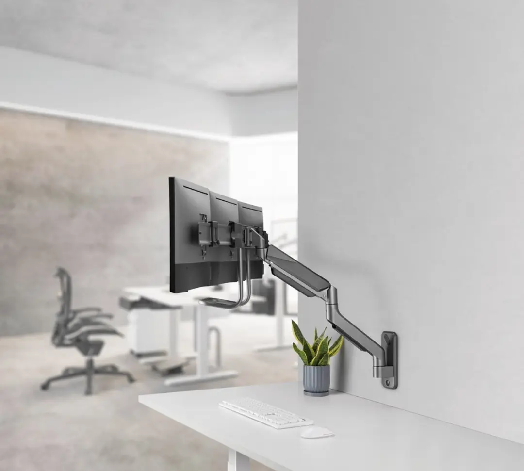 Gembird MA-WA3-01 Monitorarm 3x - Space Grey