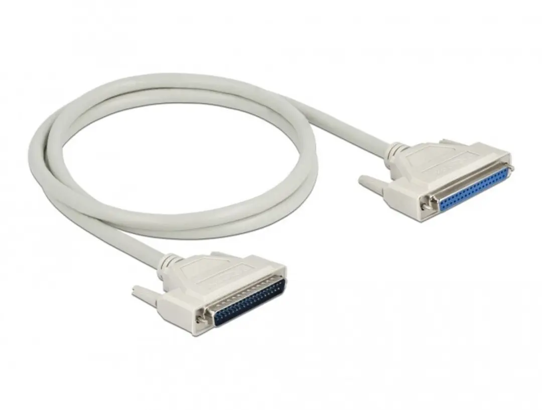 Delock D-Sub 37 Male Naar Female Kabel 1m - Beige