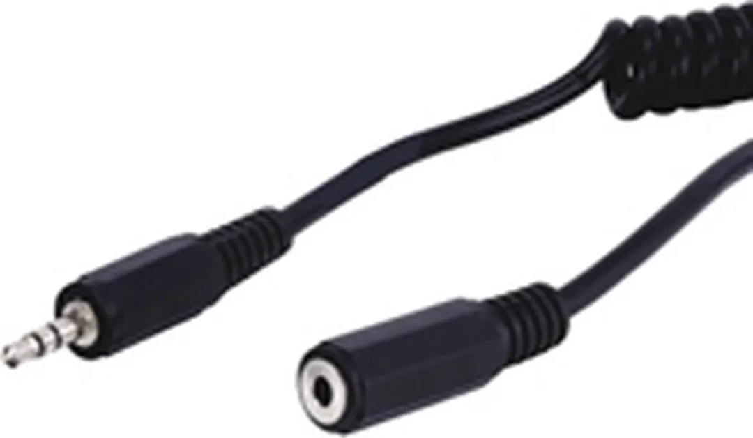 Goobay 3,5mm Jack Stereo Audio Verlengkabel - 5m - Zwart