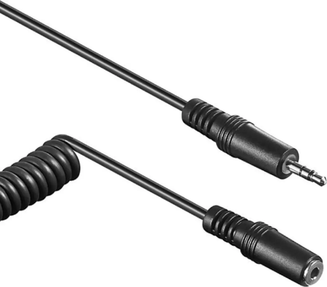 Goobay 3,5mm Jack Stereo Audio Verlengkabel - 5m - Zwart