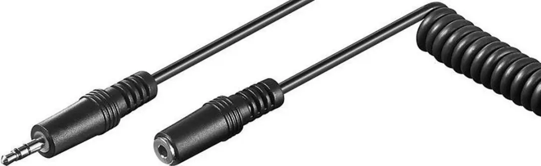 Goobay 3,5mm Jack Stereo Audio Verlengkabel - 5m - Zwart