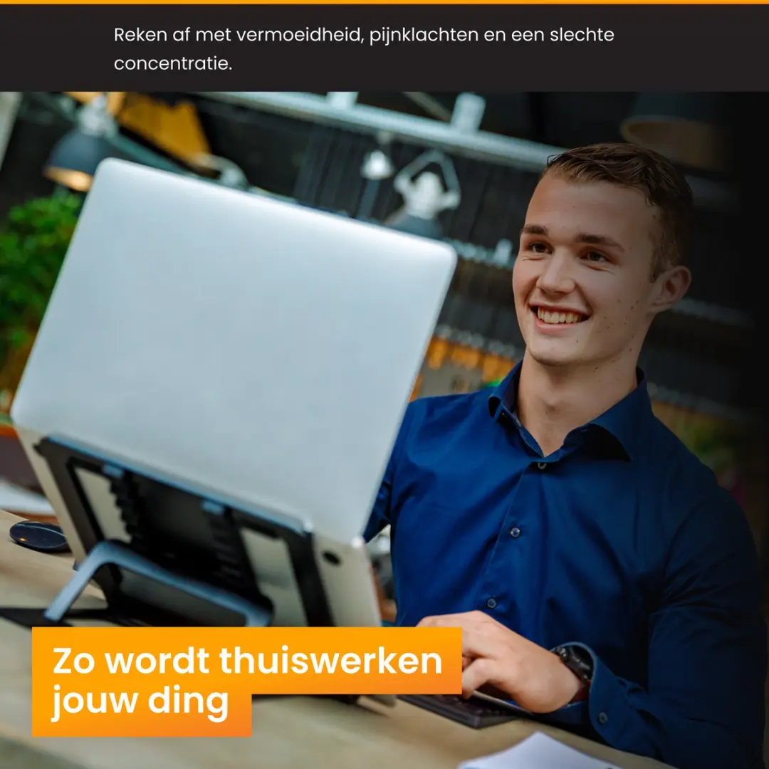 R2B Laptopstandaard Verstelbaar 10-17" - Zwart