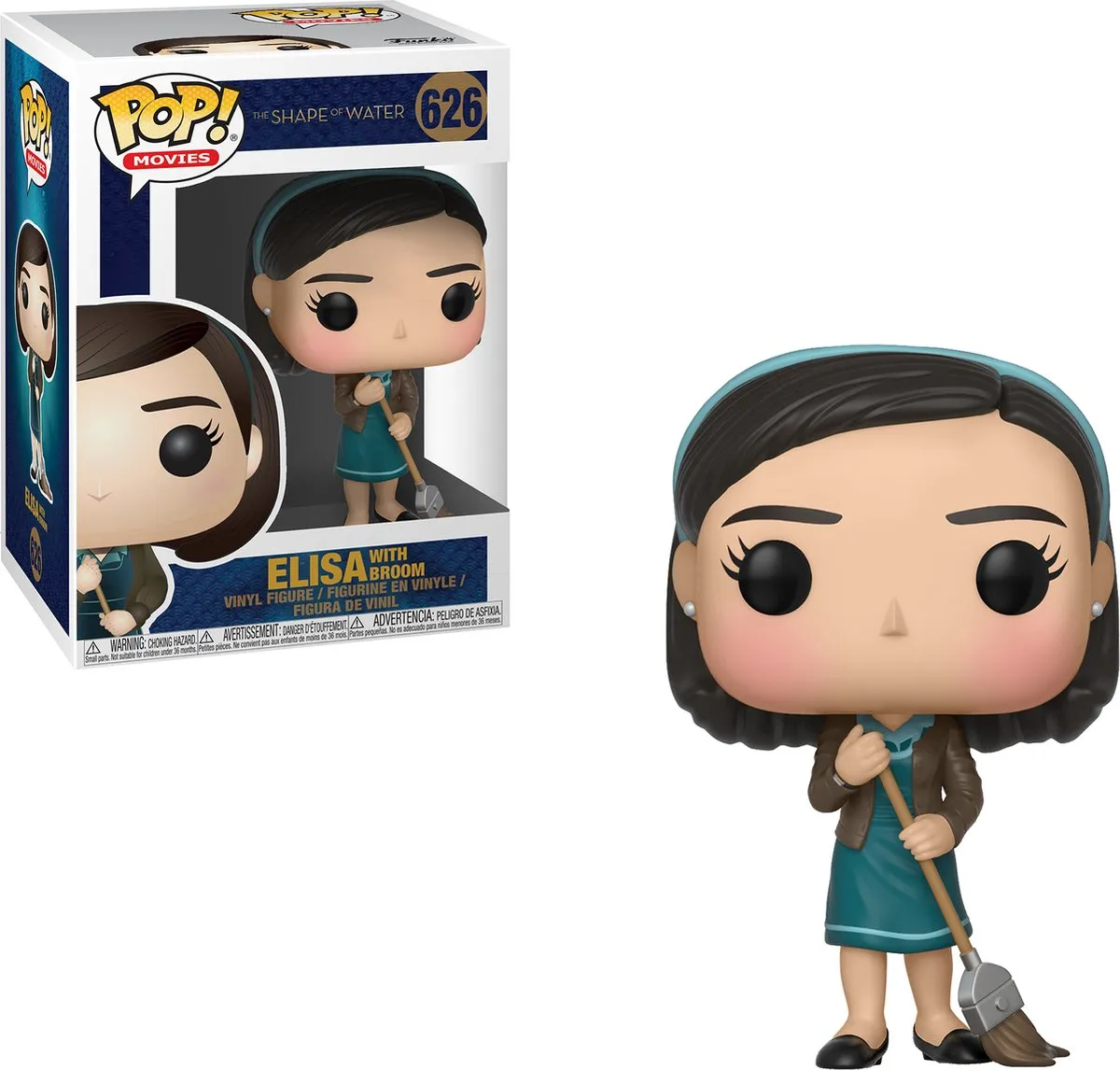 Funko POP! Movies The Shape of Water Elisa met Bezem