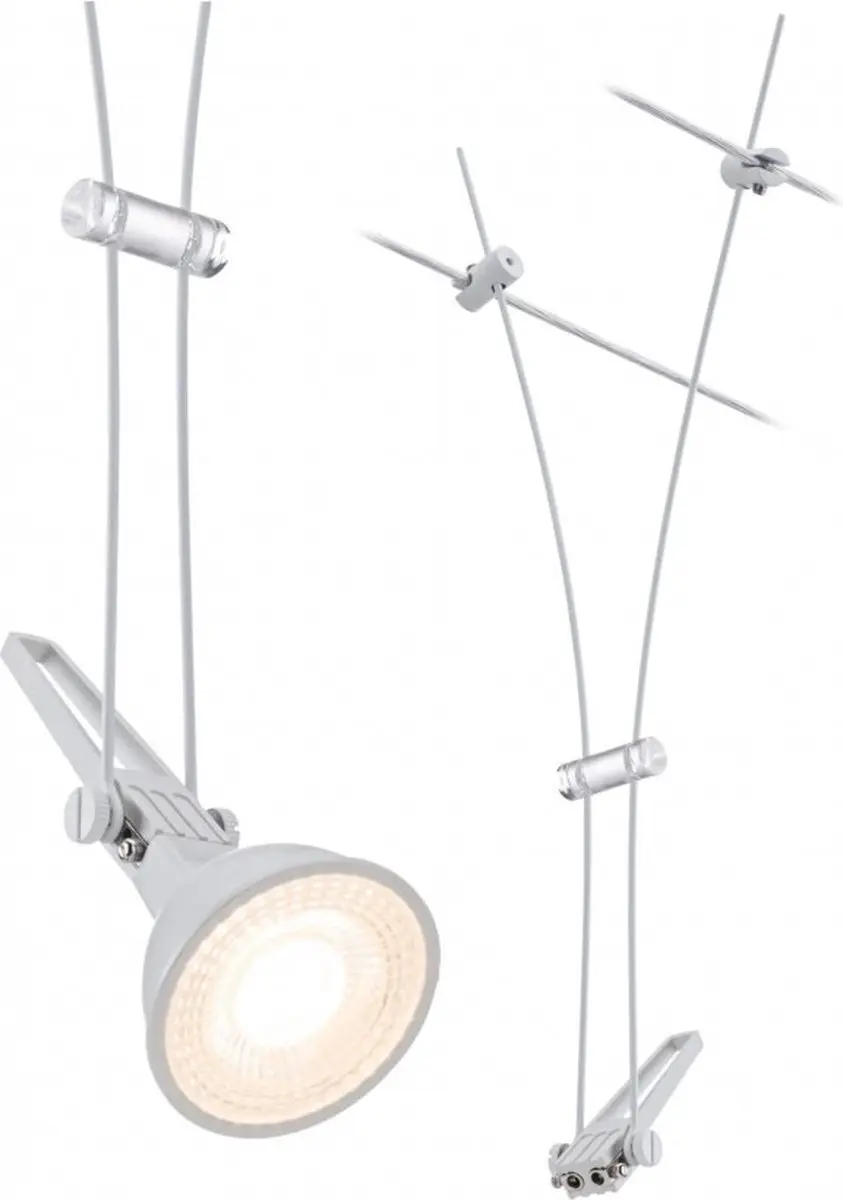 Paulmann 12V-kabelsysteem GU5.3 Lamp - Wit (mat)