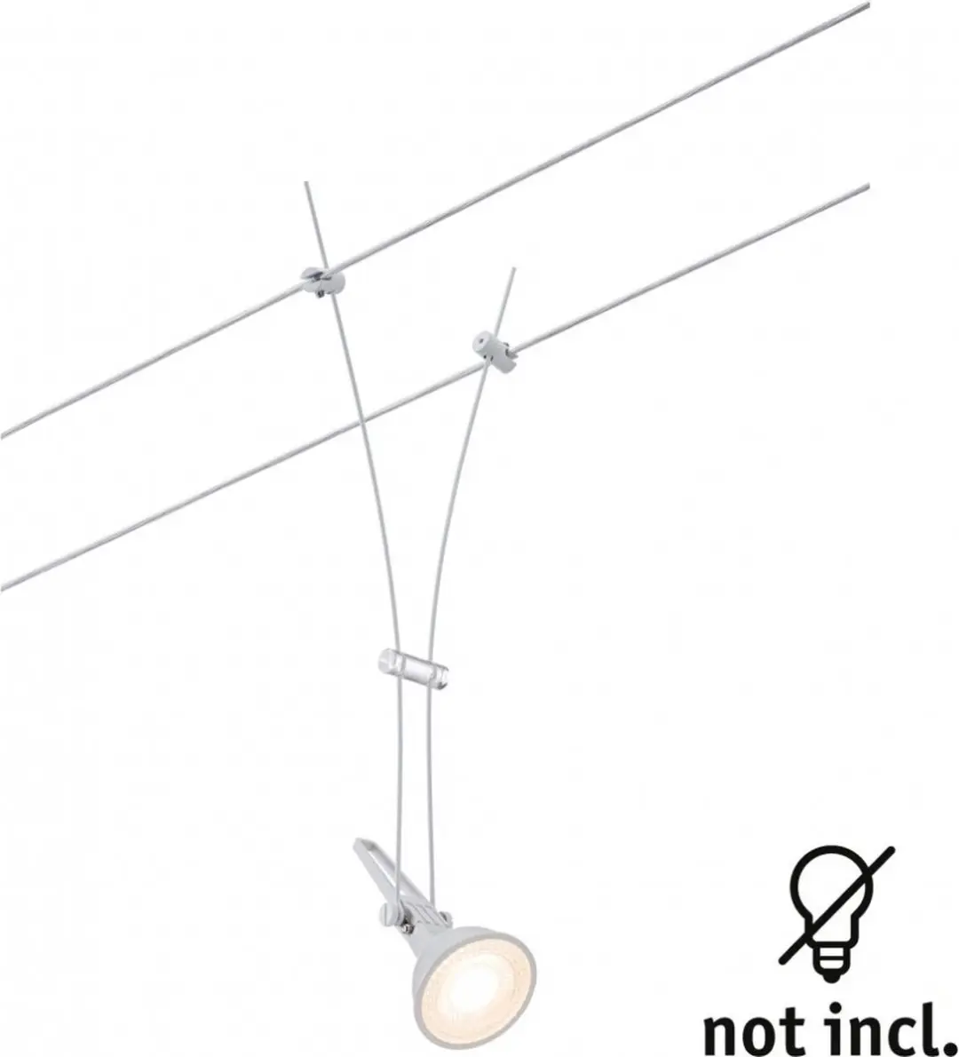 Paulmann 12V-kabelsysteem GU5.3 Lamp - Wit (mat) - afbeelding 6 van 6
