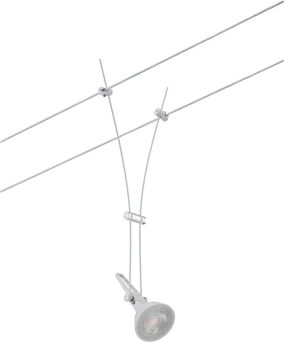 Paulmann 12V-kabelsysteem GU5.3 Lamp - Wit (mat)