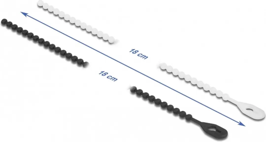 Delock Herbruikbare Kabelbinders 180x3.6mm - 100 Stuks
