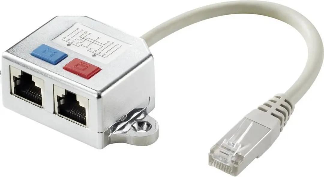 Renkforce RJ45 Netwerk T-adapter CAT 6