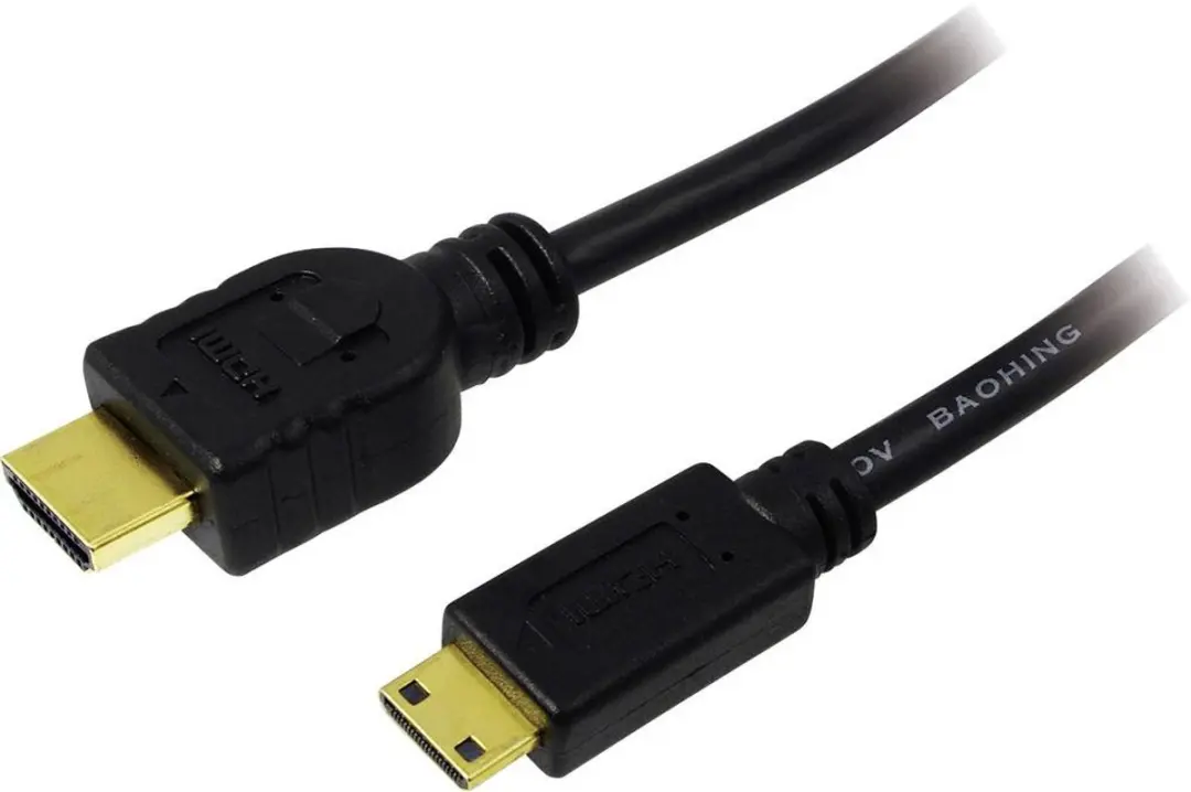 Logilink HDMI 1.4 naar HDMI mini Kabel 1m