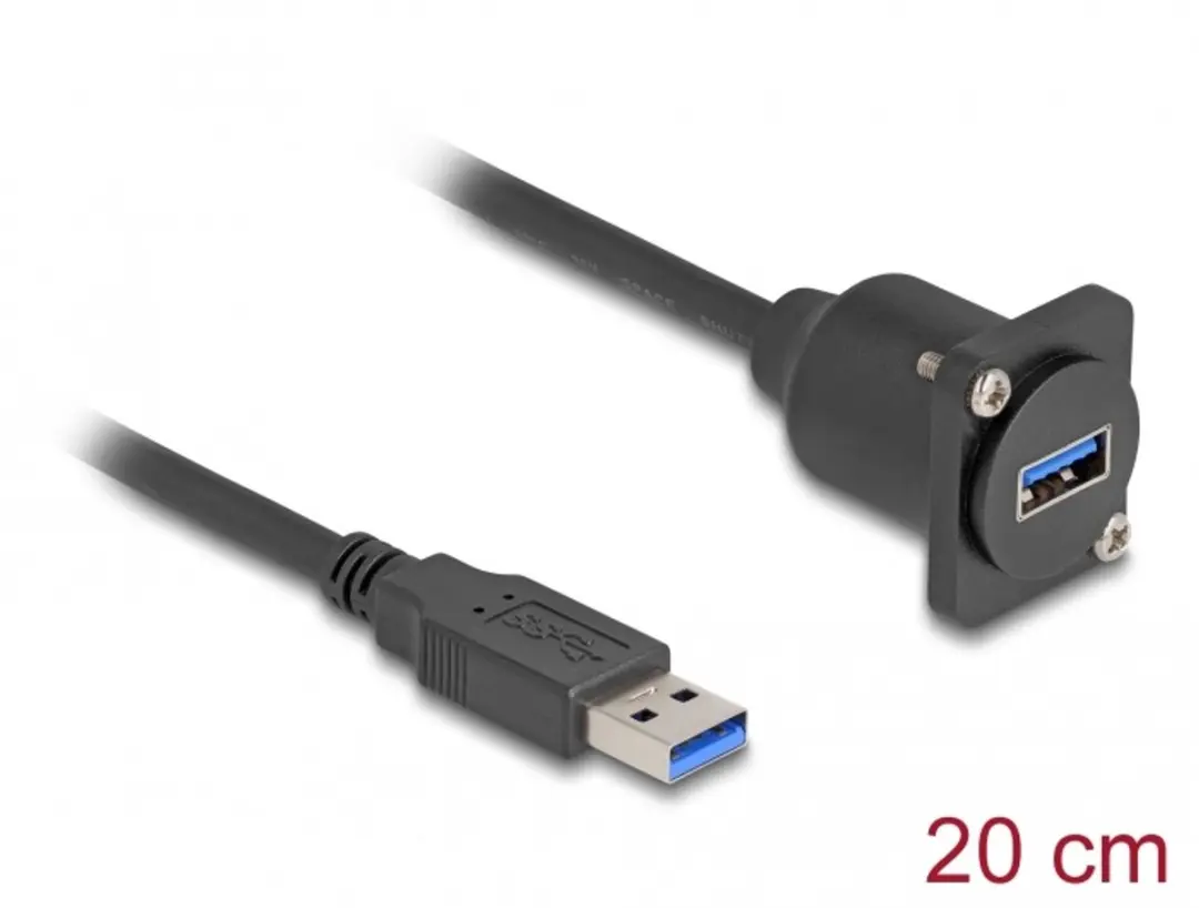 Delock D-Type USB 5Gbps Kabel A-male naar A-vrouw