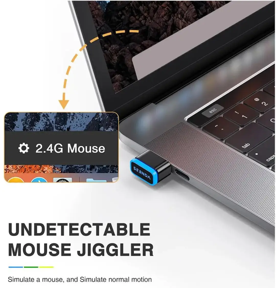 RedParrot USB Muisbeweger USBMOUSEJIGGLER - Zwart