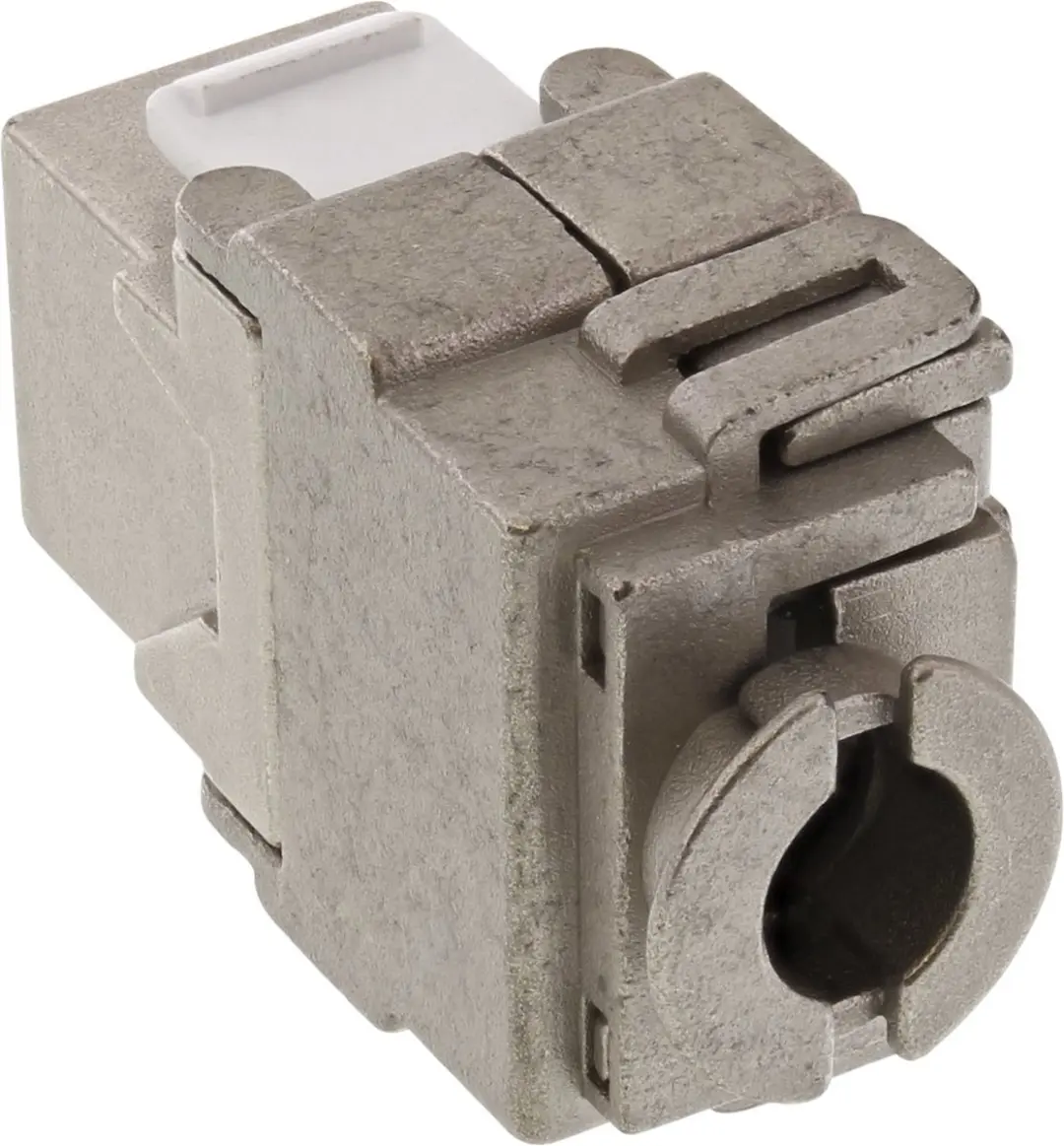 InLine RJ45 Keystone Cat.6a Inzetstuk - Grijs
