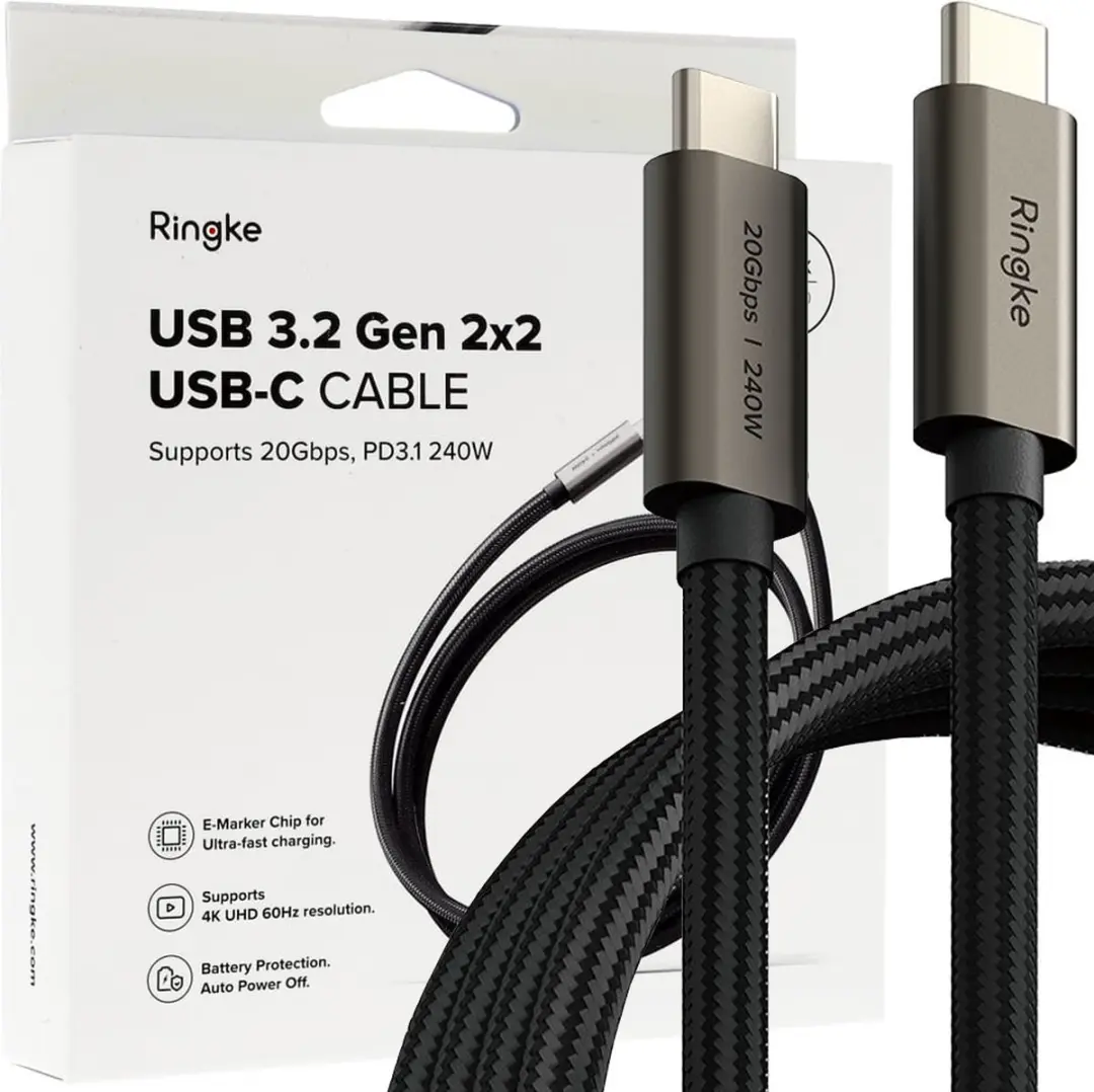 Ringke USB-C 3.2 Gen 2x2 PD240W Kabel 200cm