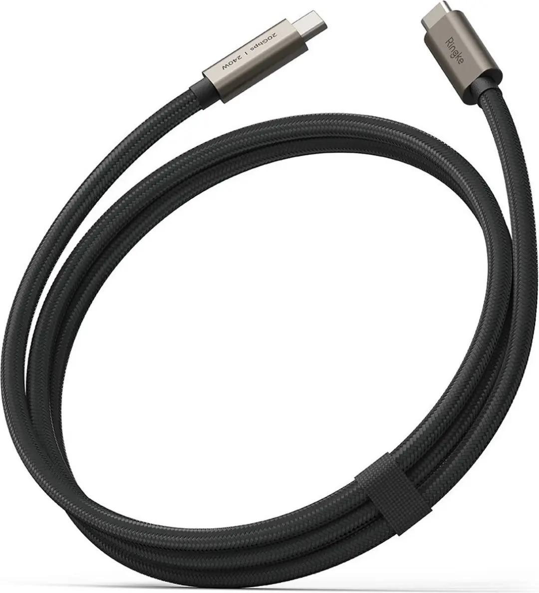 Ringke USB-C 3.2 Gen 2x2 PD240W Kabel 200cm - Zwart