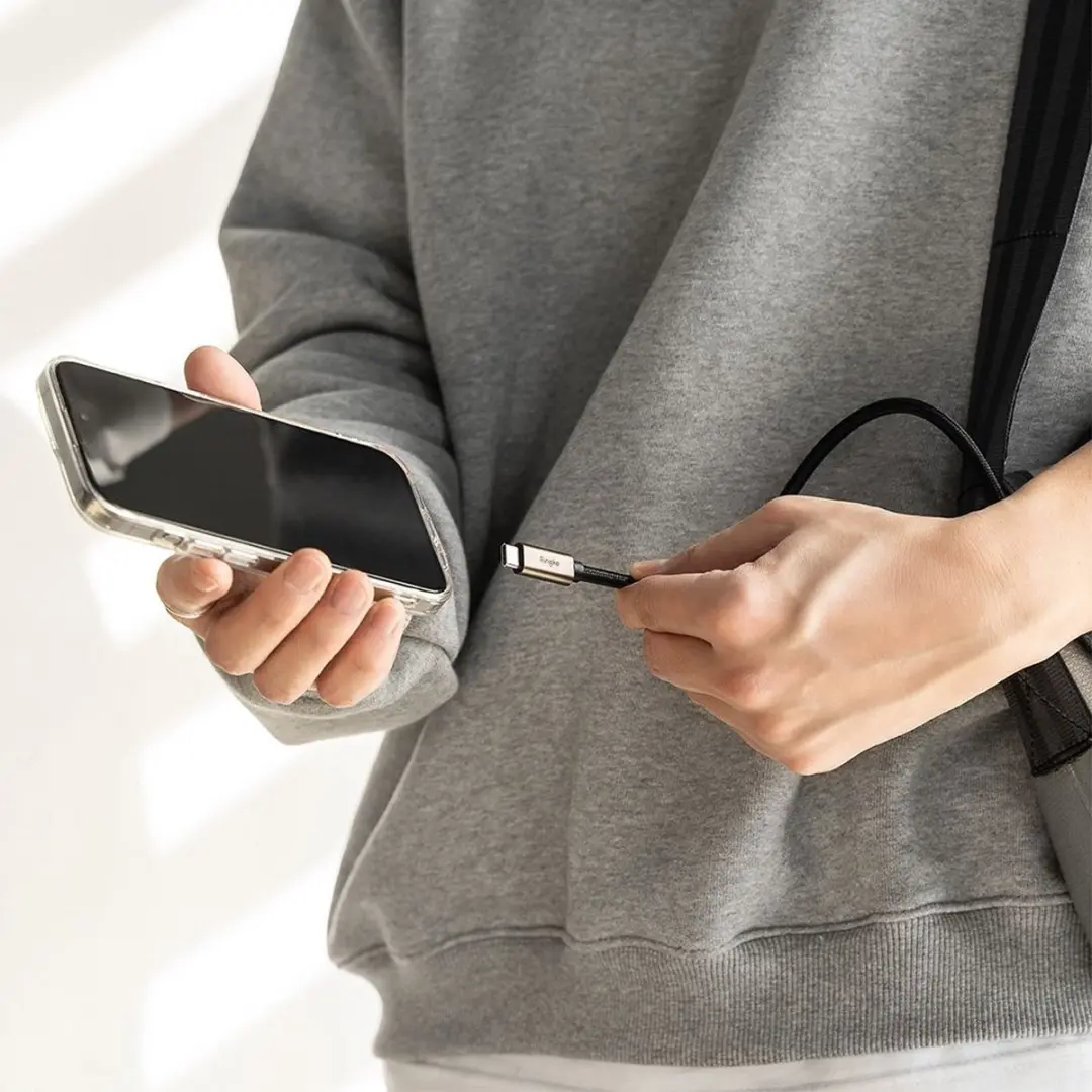 Ringke USB-C 3.2 Gen 2x2 PD240W Kabel 200cm - Zwart