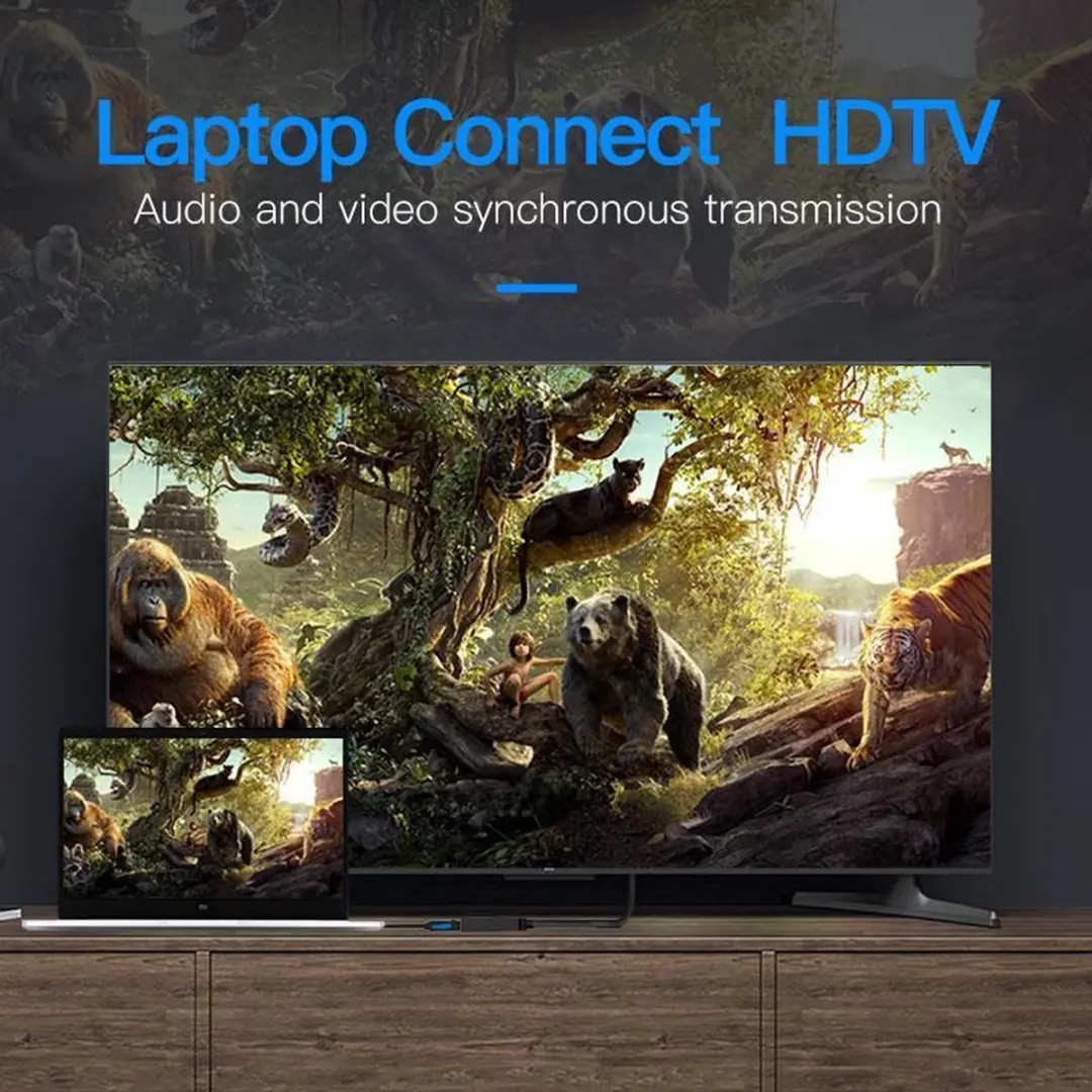 Vention DisplayPort naar HDMI Converter V028 - Zwart