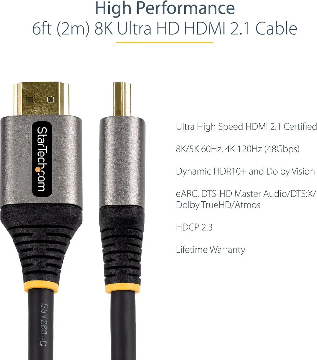 Startech HDMI Kabel HDMM21V2M - Zwart