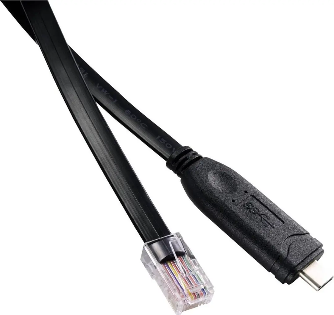 Renkforce USB-C naar RJ45 Adapterkabel 1.80m - Zwart