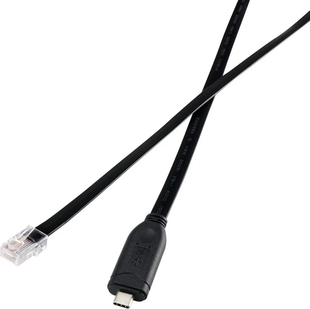 Renkforce USB-C naar RJ45 Adapterkabel 1.80m - Zwart