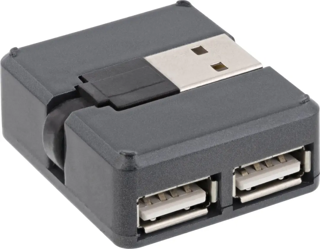 InLine USB 2.0 4-poorts Hub 33293L - Zwart