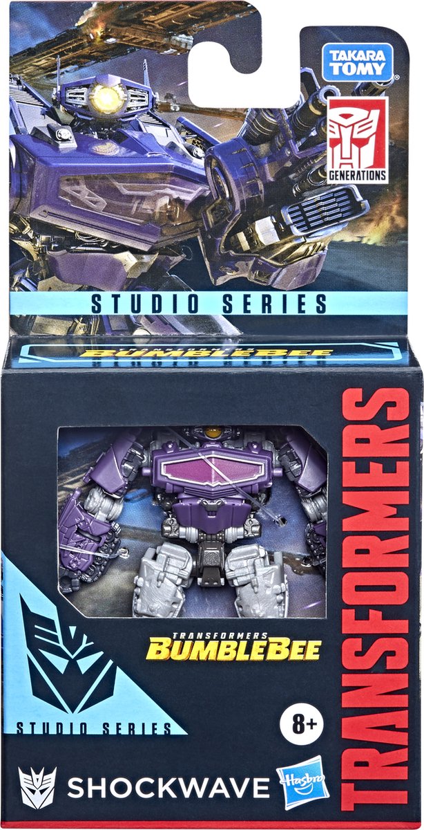 Transformers Studio Series Shockwave Core Class Mini Figuur 8 cm - Merchanise