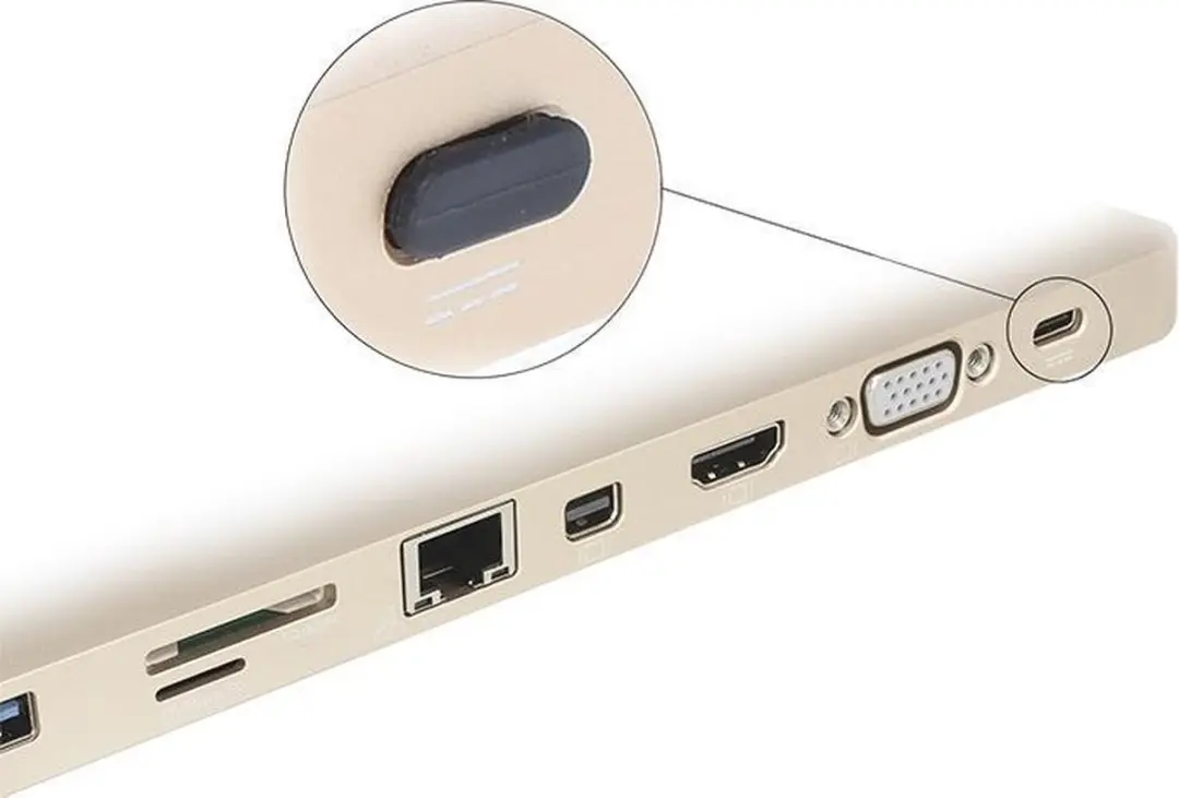 Delock USB-C Afsluitcover 10 Stuks - Zwart