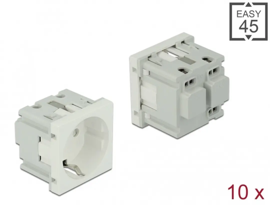 Delock Easy 45 Aardcontact Stopcontact