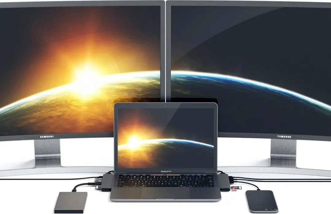 Satechi Type-C PRO Hub 4K HDMI - Antracietgrijs