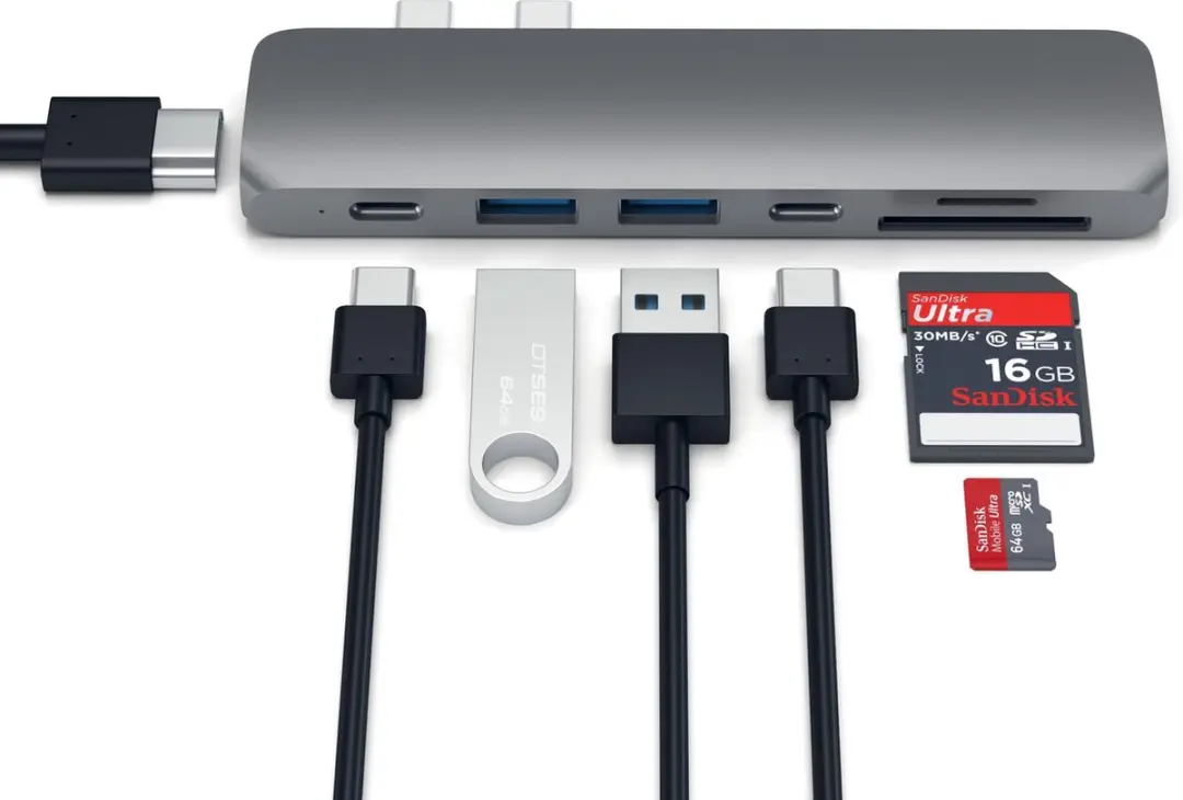 Satechi Type-C PRO Hub 4K HDMI - Antracietgrijs