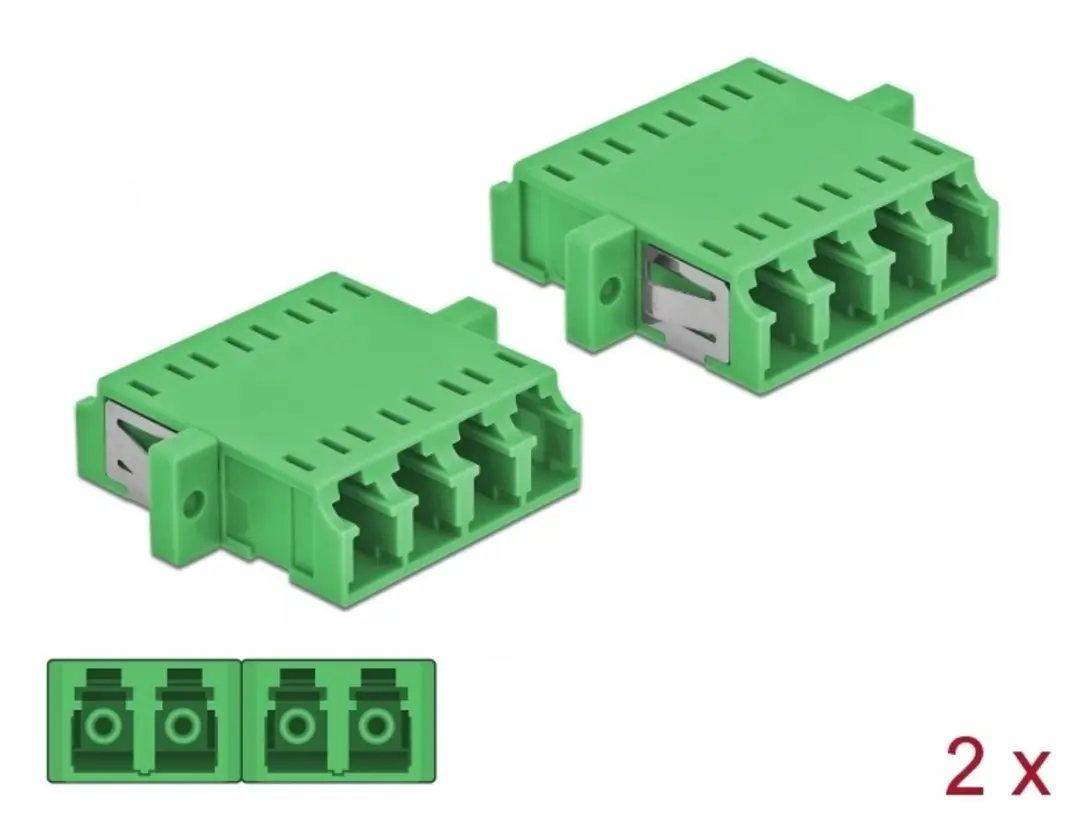 Delock LC Quad Female Optische Koppler Single-mode