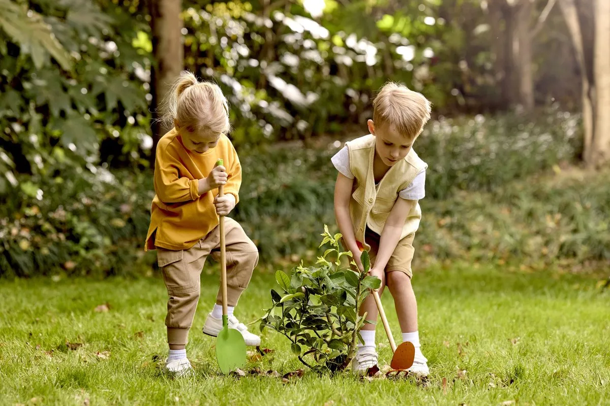 Hape E5587EU Tuinschep - Groen/Bruin