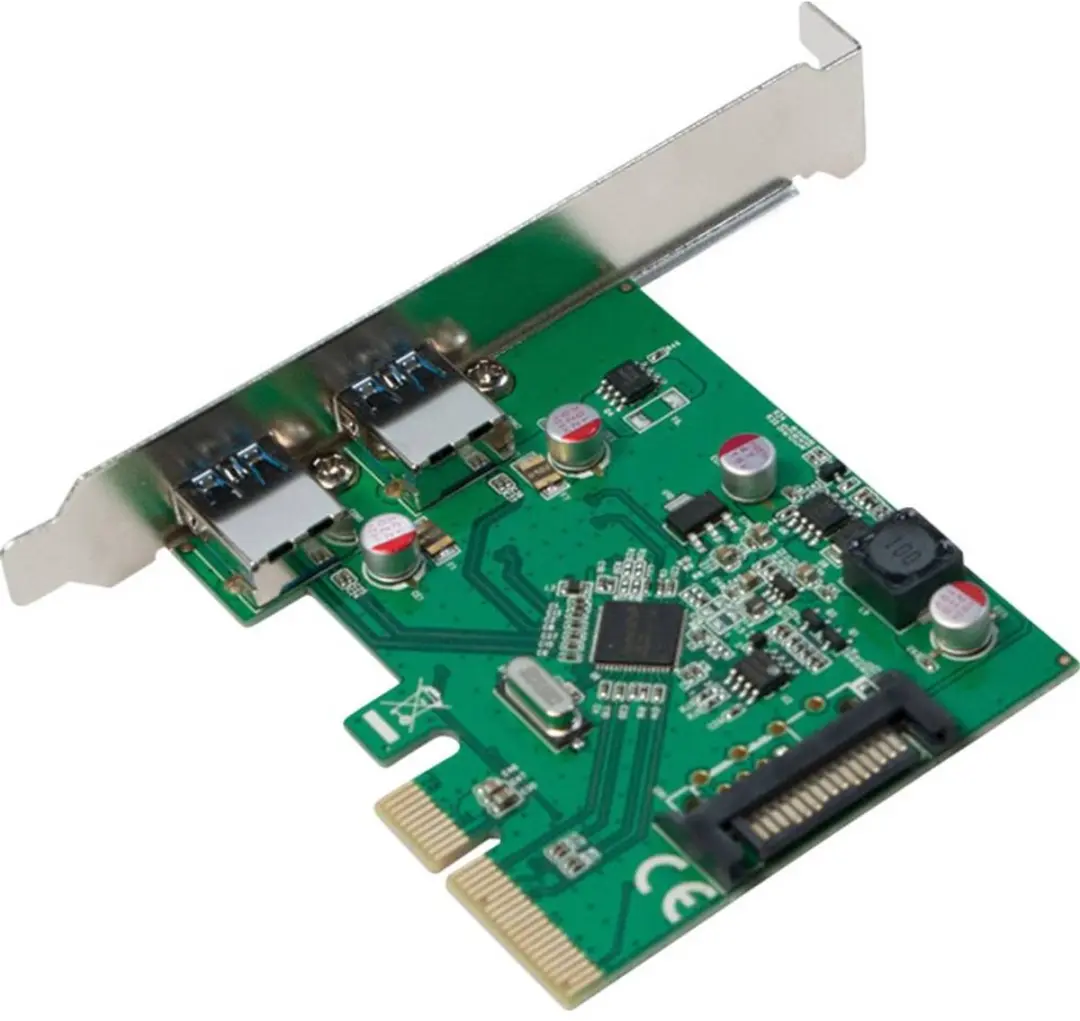 Logilink PC0080 USB 3.2 Gen 2 Controllerkaart - 2 Poorten